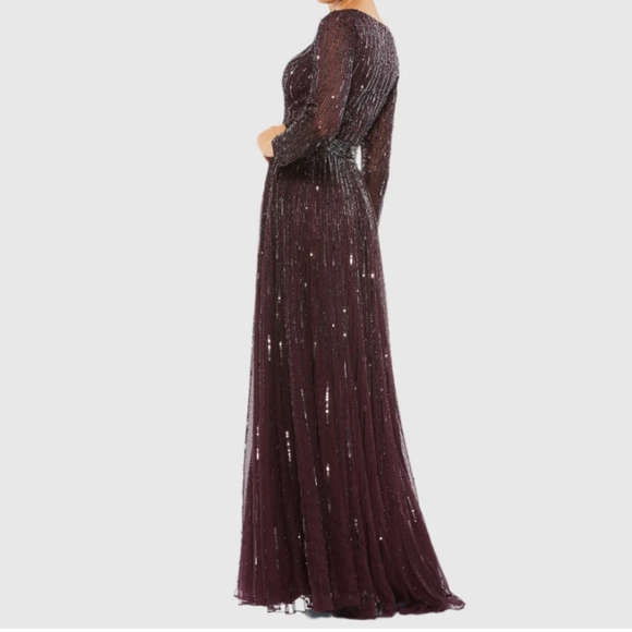 $598 Current Style NWT MacDuggal Special Occasion Gown 16 - Picture 2 of 10